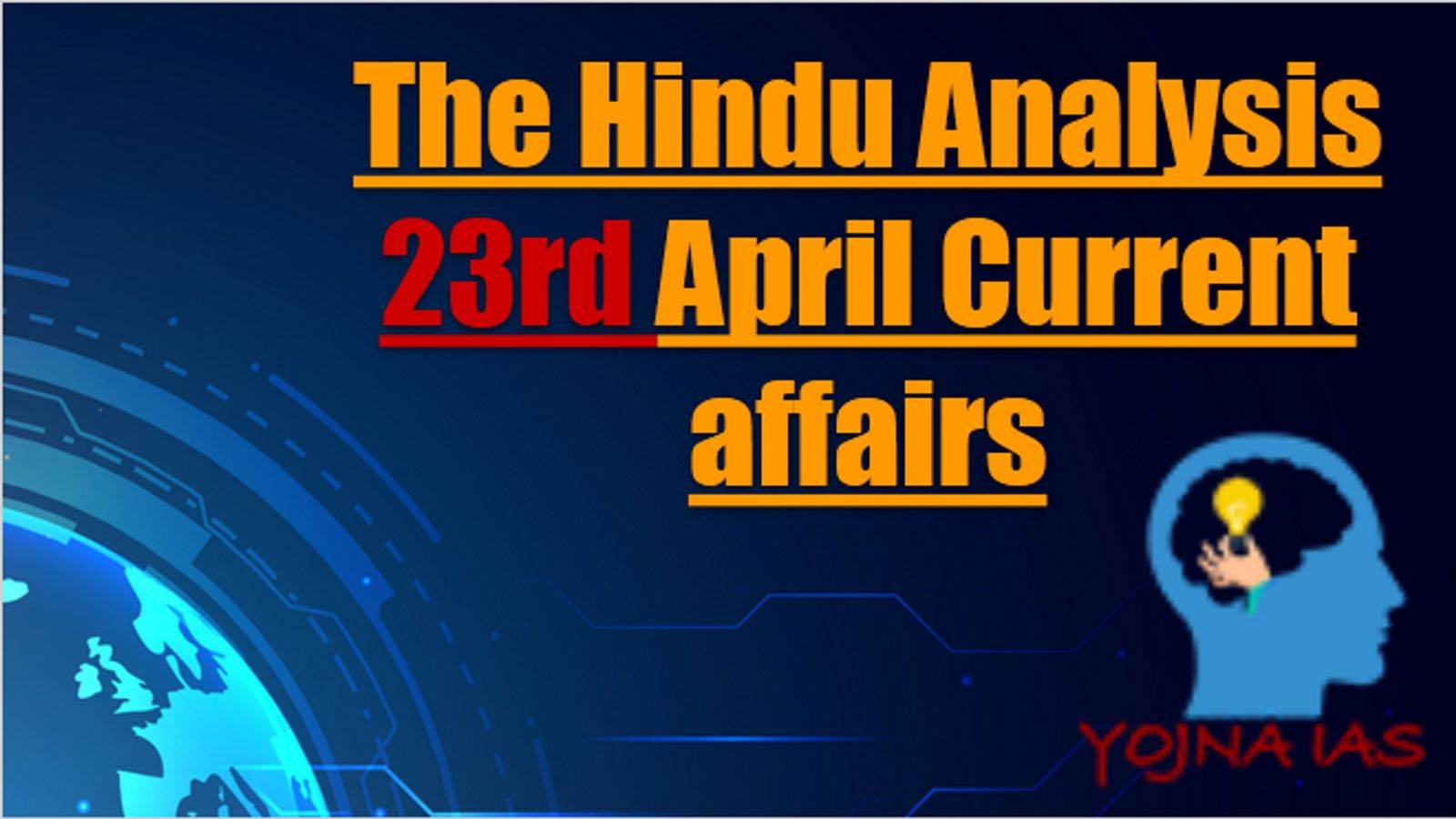 Today Current Affairs 23 April