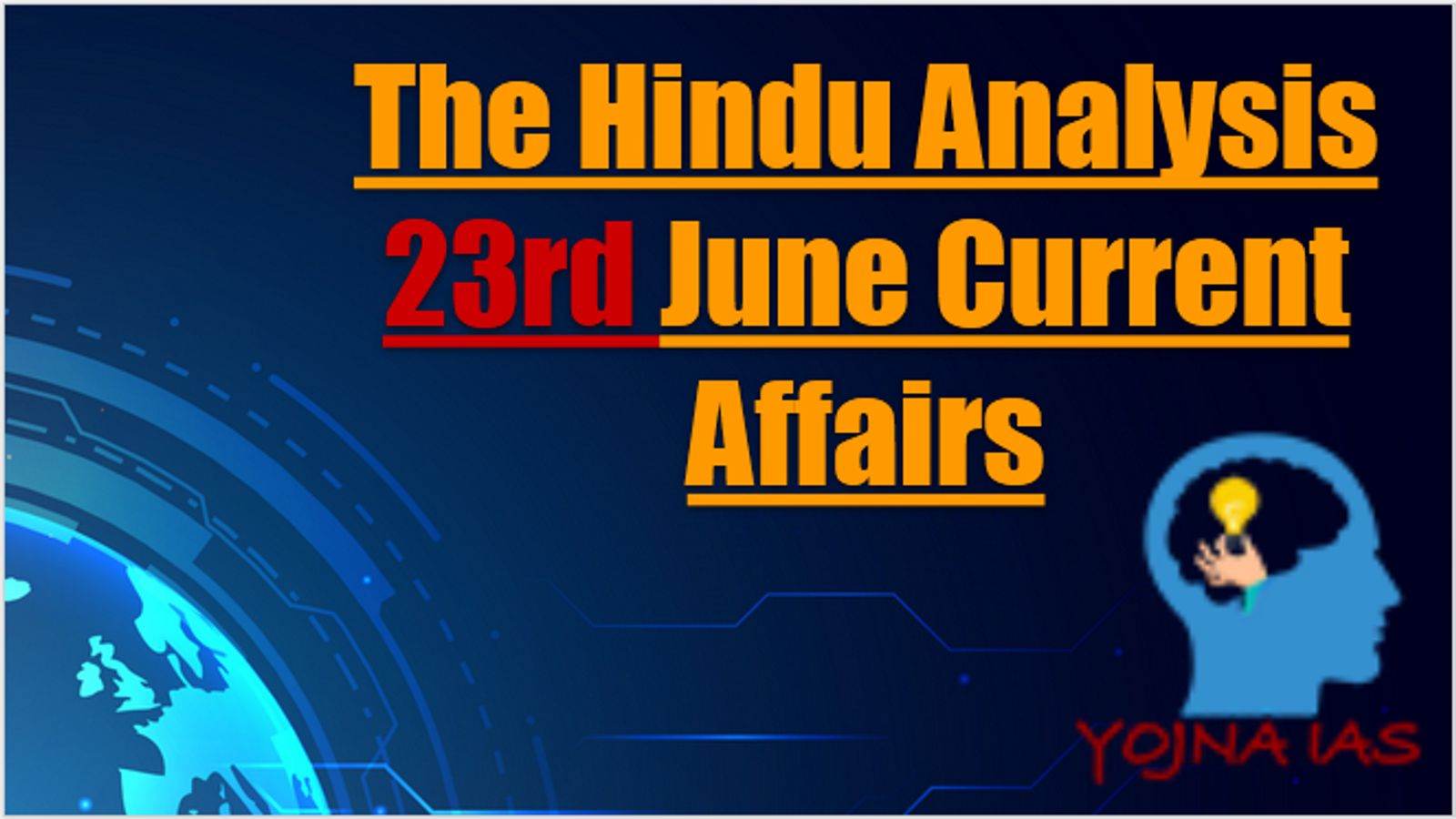 Today Current Affairs 23rd June