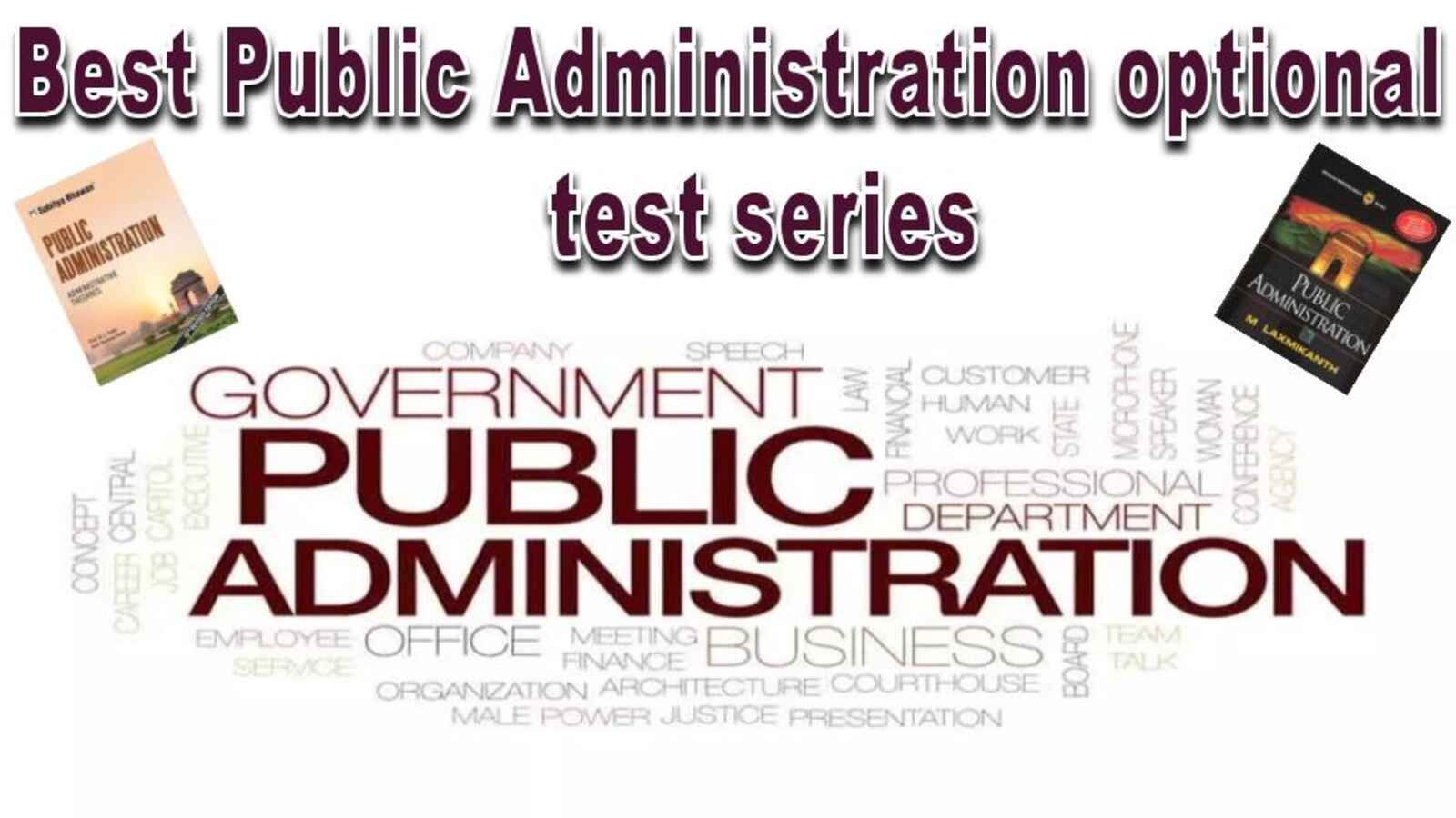 Best Public Administration optional test series